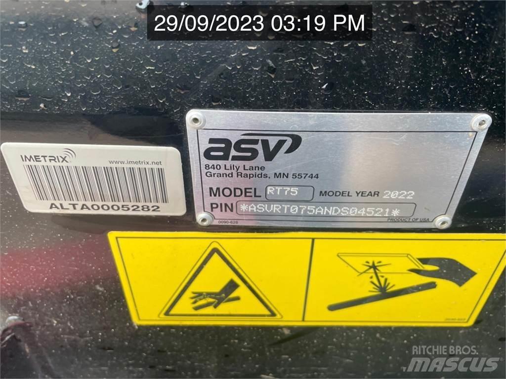 ASV POSI-TRACK RT75 Skid Steer Loaders