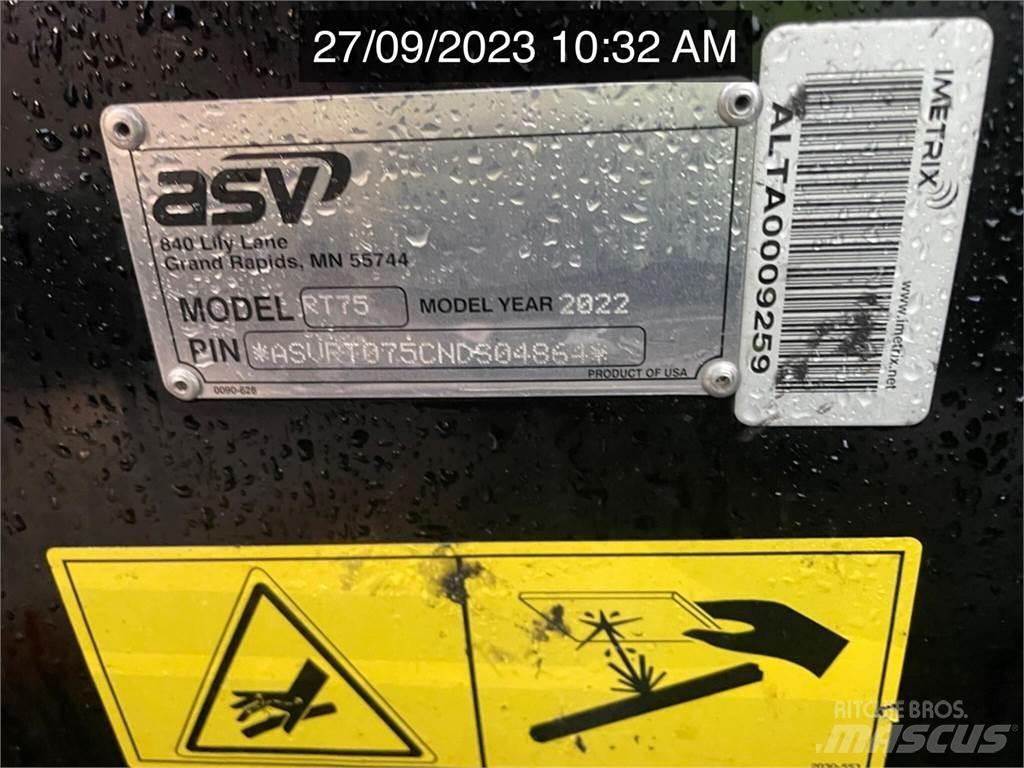 ASV POSI-TRACK RT75 Skid Steer Loaders