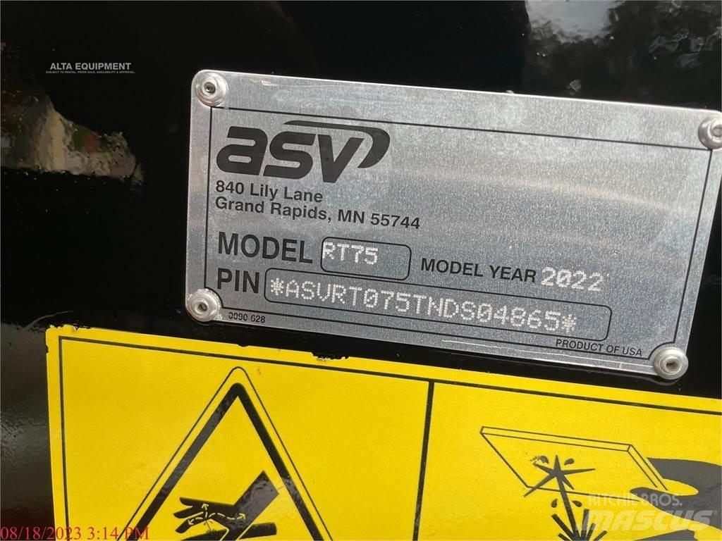 ASV POSI-TRACK RT75 Skid Steer Loaders