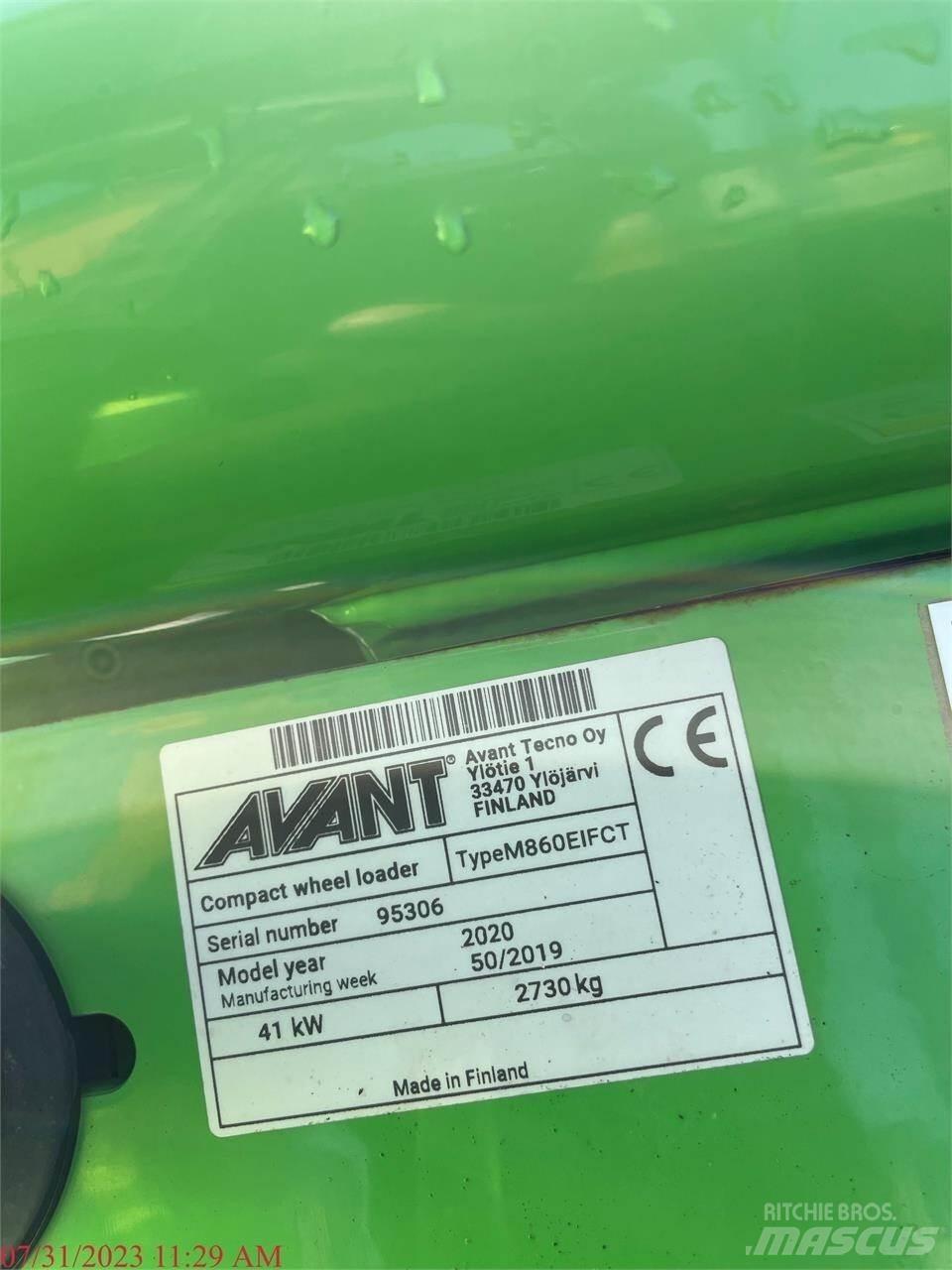Avant 860I Wheel Loaders
