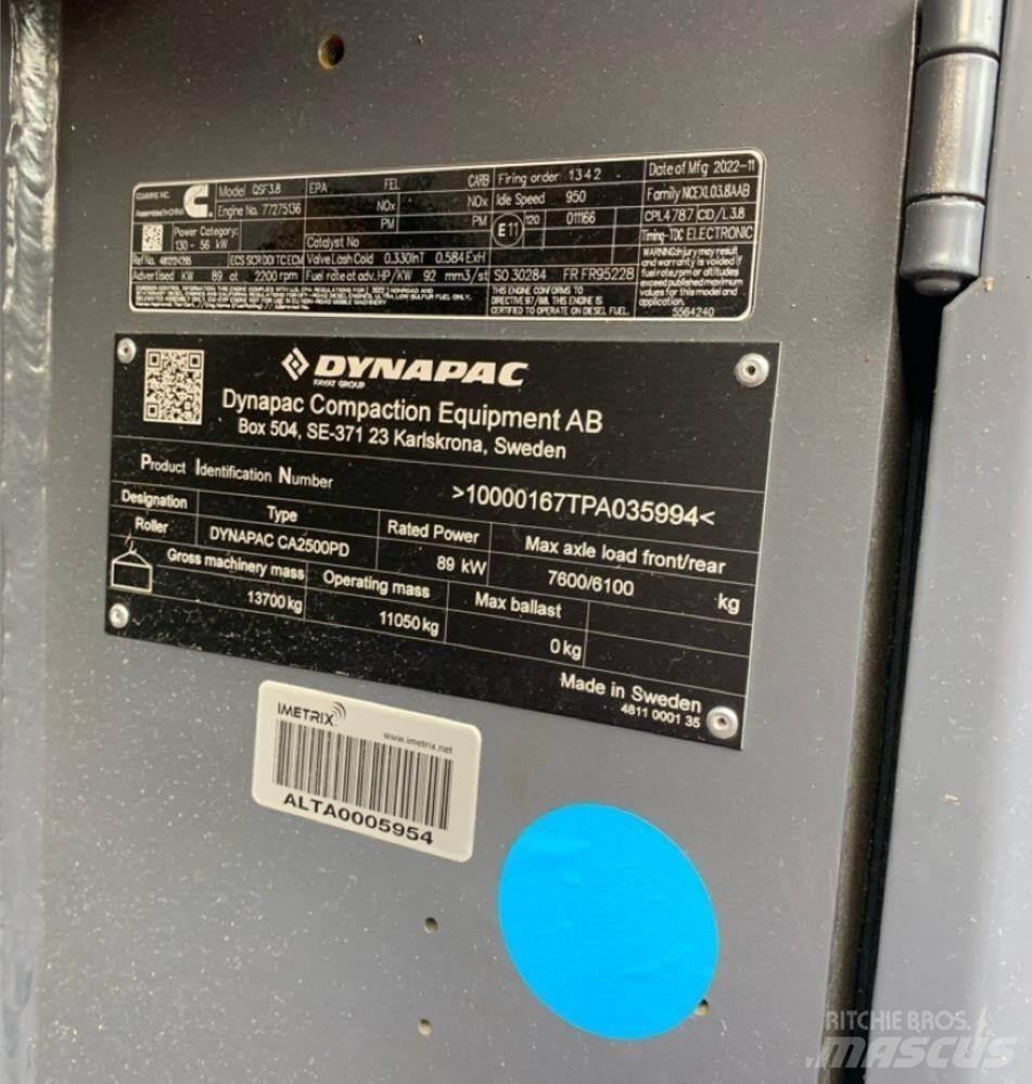 Dynapac CA2500PD Landfill compactors
