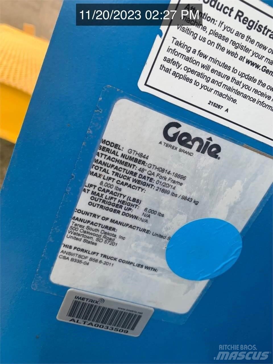 Genie GTH844 Telescopic Handlers