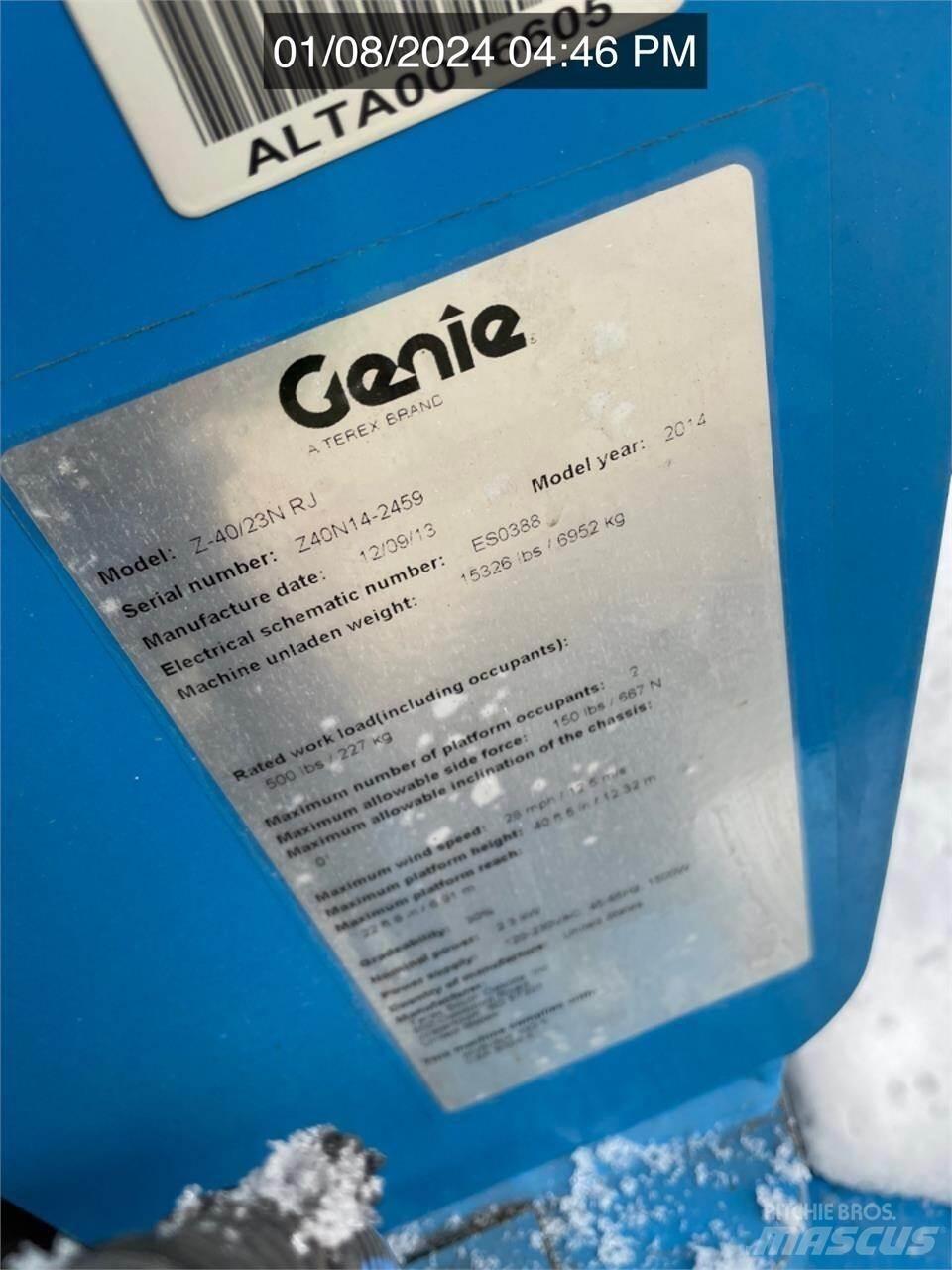 Genie Z40/23N RJ Articulated boom lifts