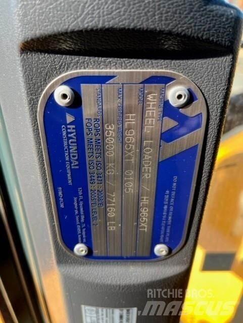 Hyundai HL965XT Wheel Loaders