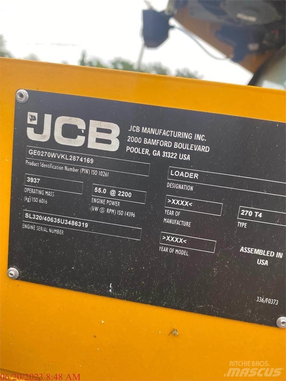 JCB 270 Skid Steer Loaders