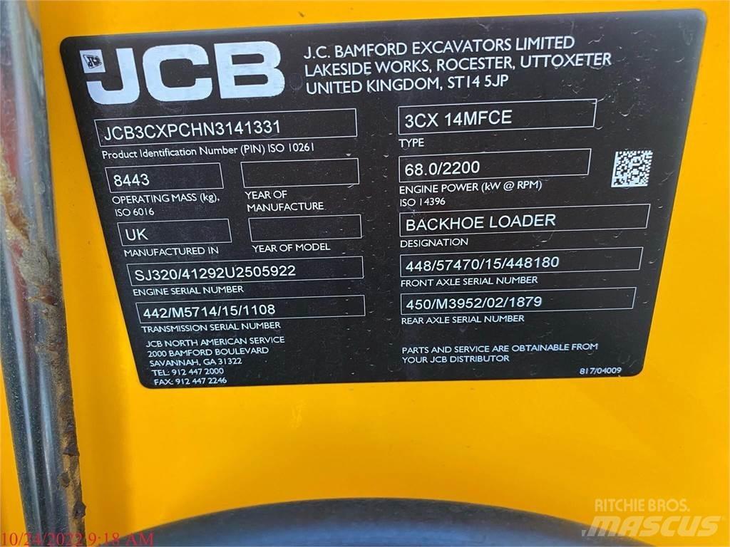 JCB 3CX14 Backhoe Loaders