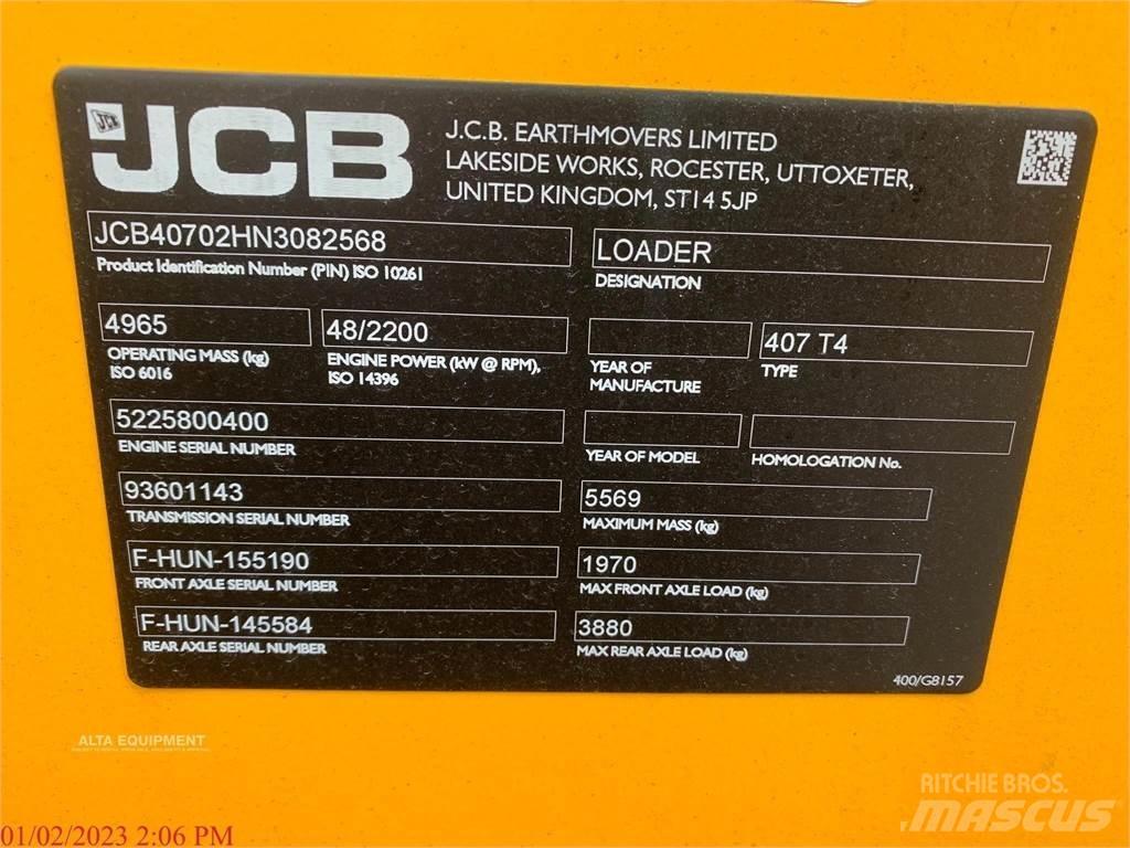 JCB 407B Wheel Loaders