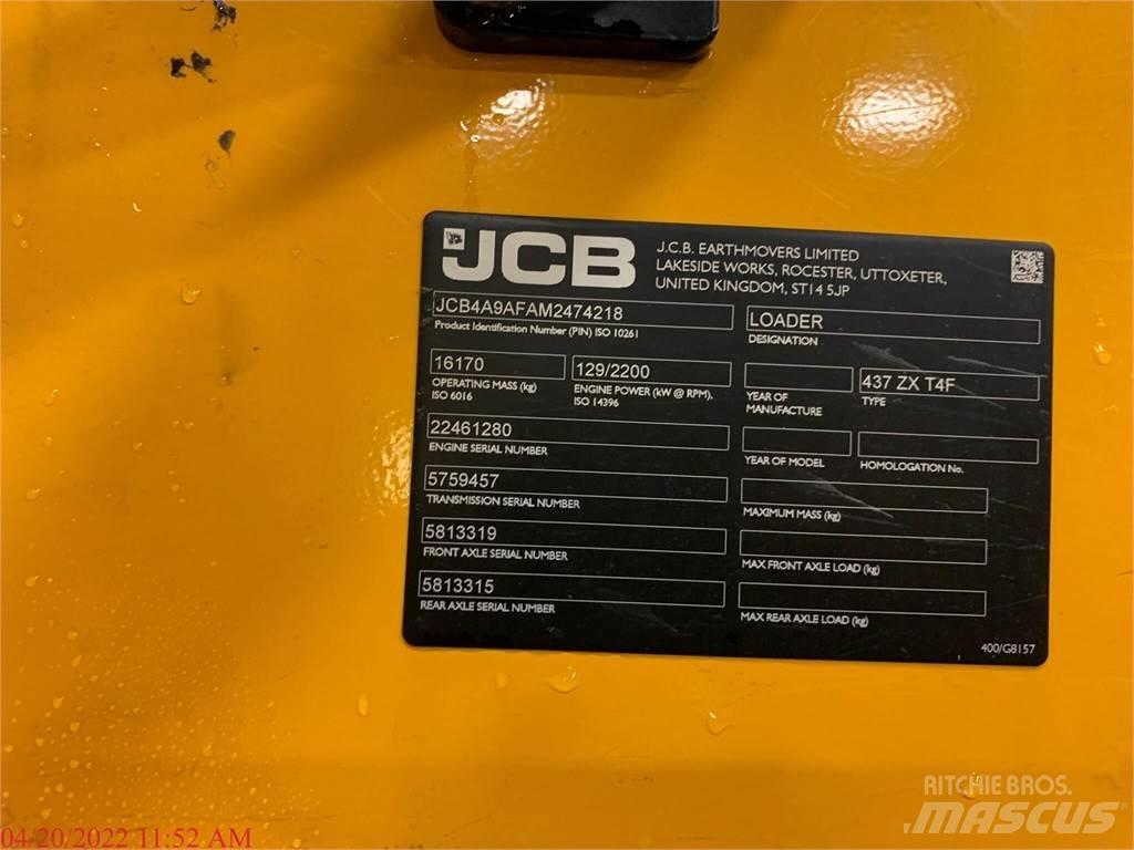 JCB 437ZX Wheel Loaders