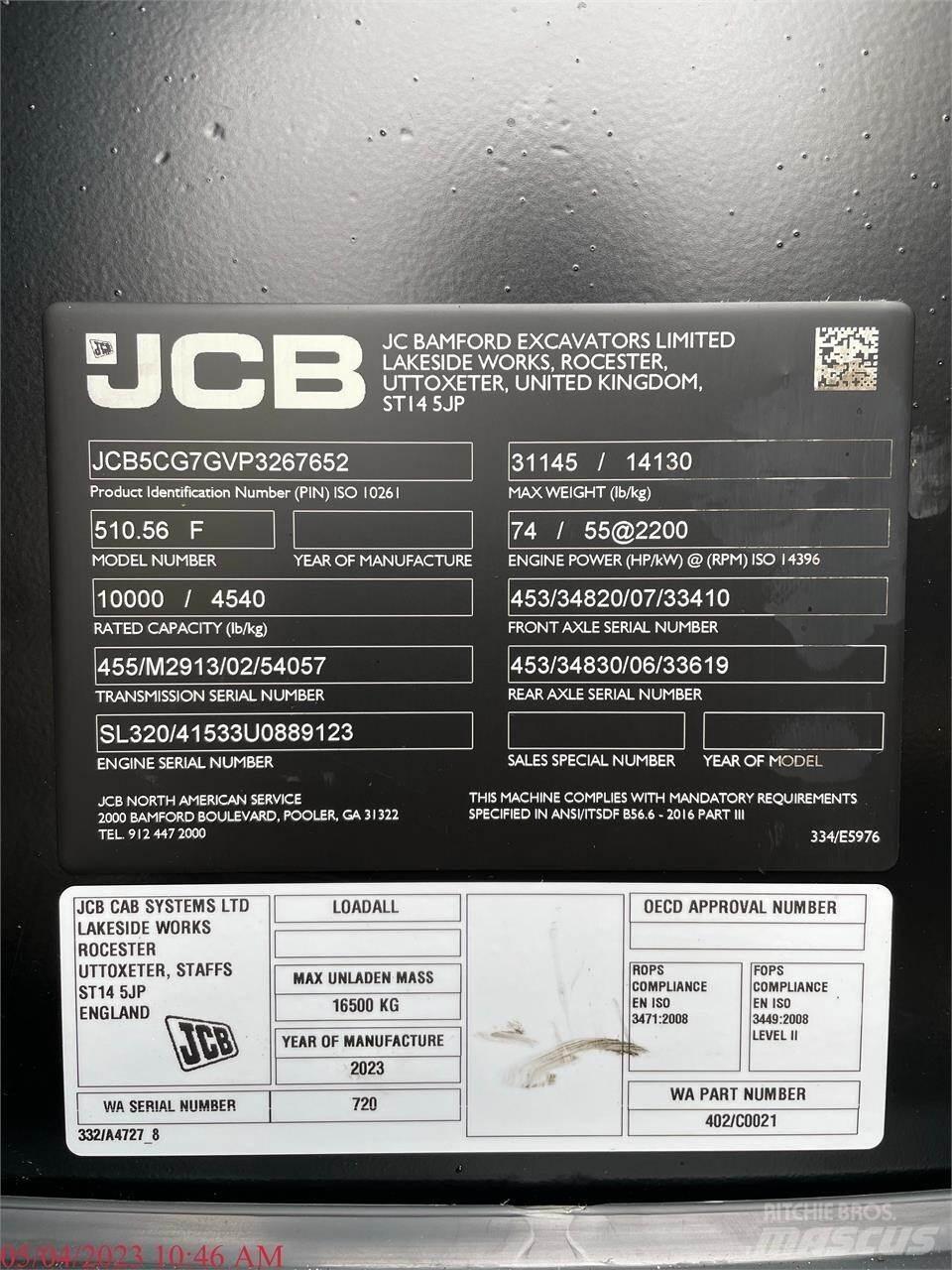JCB 510-56 Telescopic Handlers