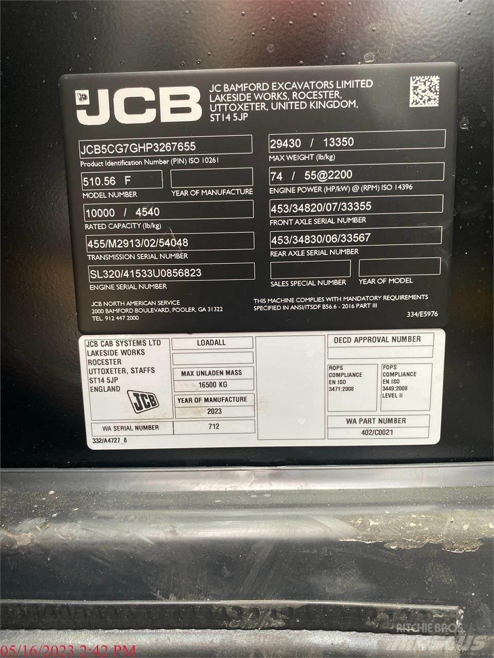 JCB 510-56 Telescopic Handlers