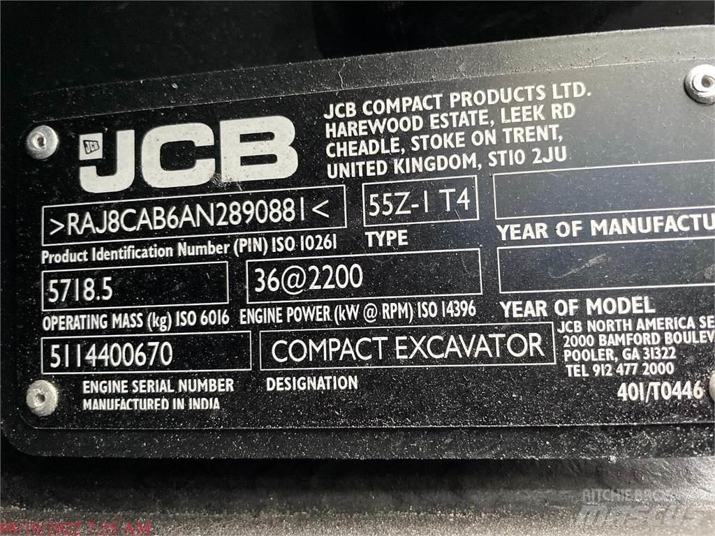 JCB 55Z-1 Mini Excavators <7t (Mini Diggers)