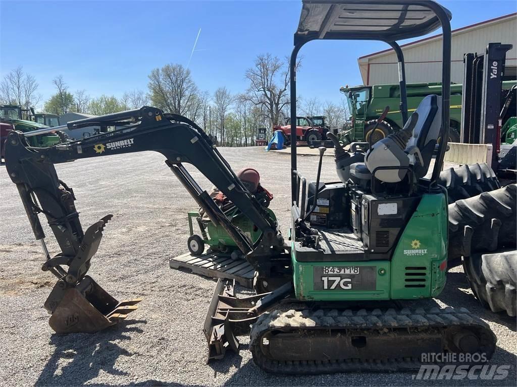 John Deere 17G Mini Excavators <7t (Mini Diggers)