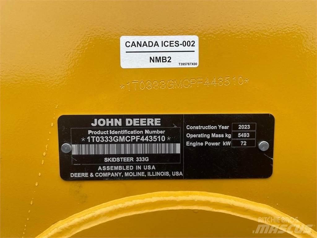 John Deere 333G Skid Steer Loaders