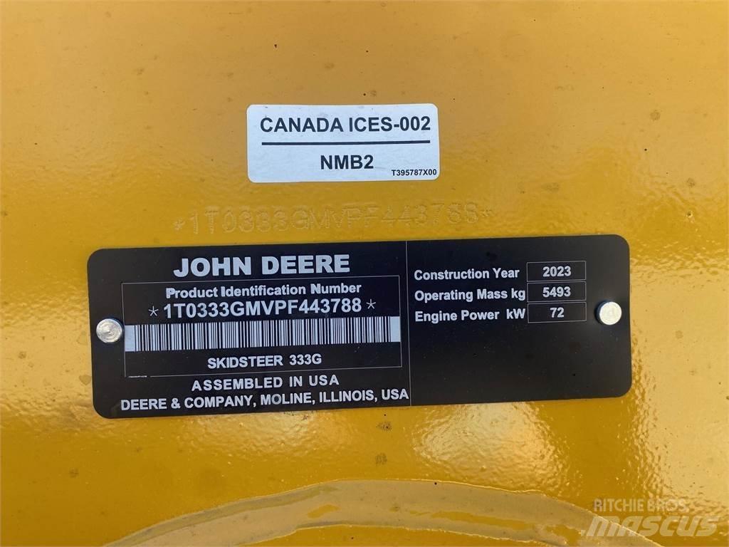 John Deere 333G Skid Steer Loaders