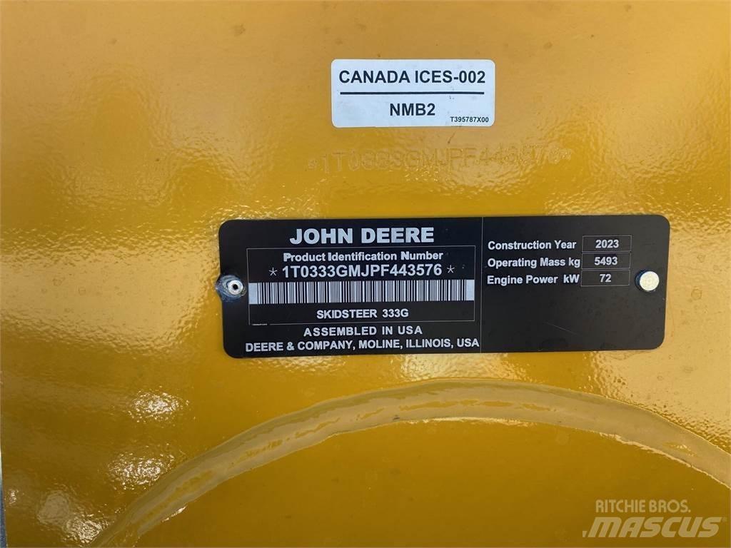 John Deere 333G Skid Steer Loaders