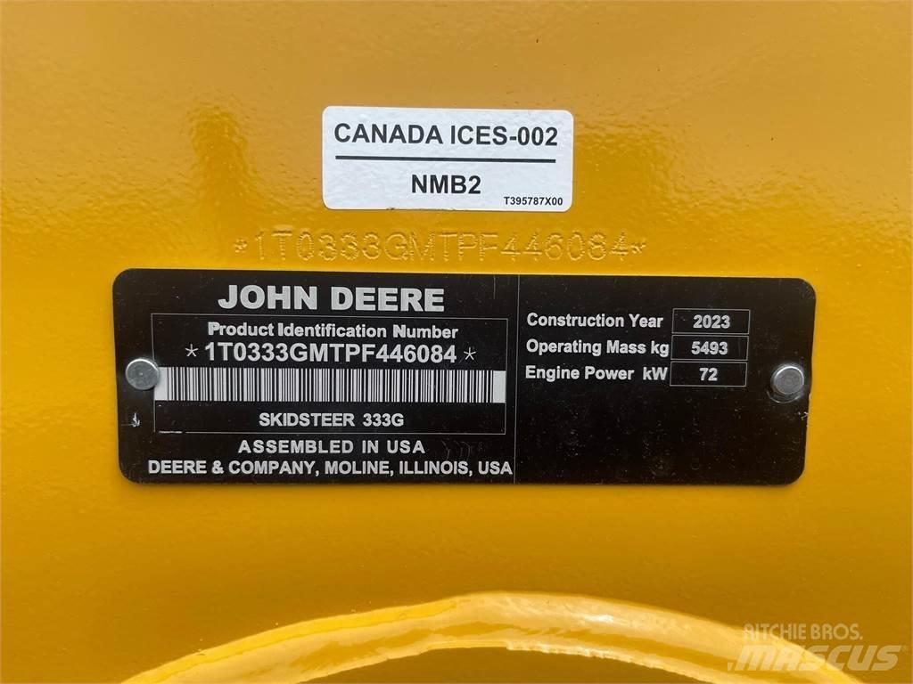John Deere 333G Skid Steer Loaders
