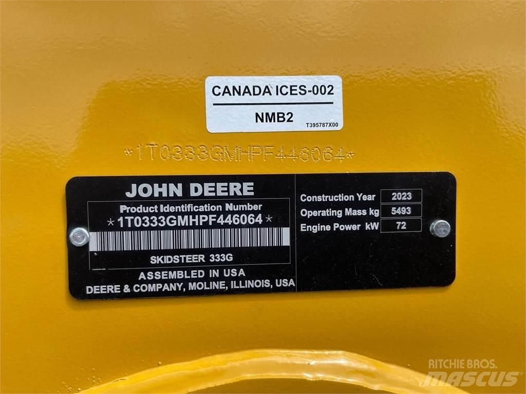 John Deere 333G Skid Steer Loaders