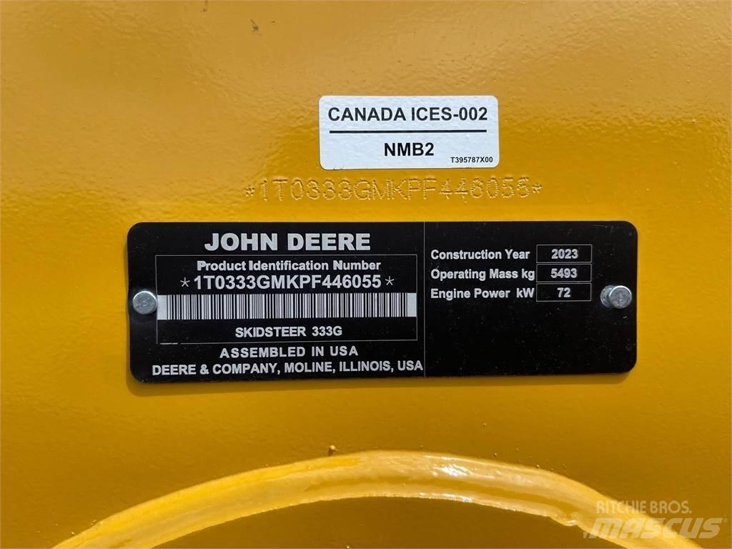 John Deere 333G Skid Steer Loaders