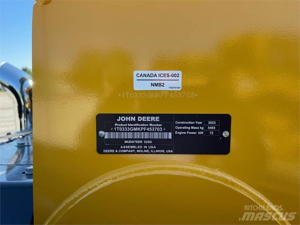 John Deere 333G Skid Steer Loaders