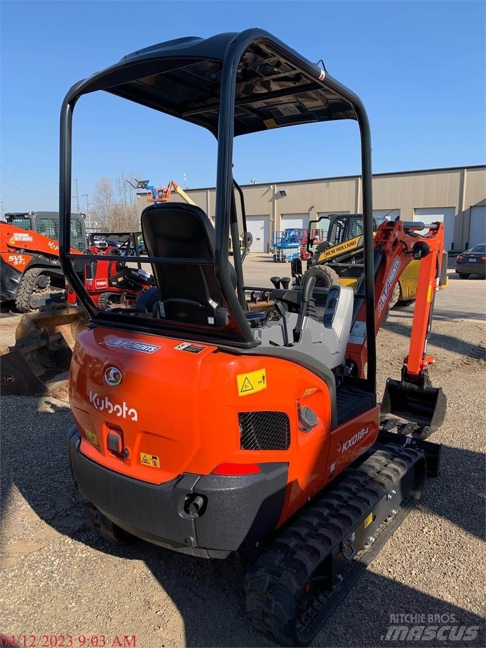 Kubota KX018-4 Mini Excavators <7t (Mini Diggers)