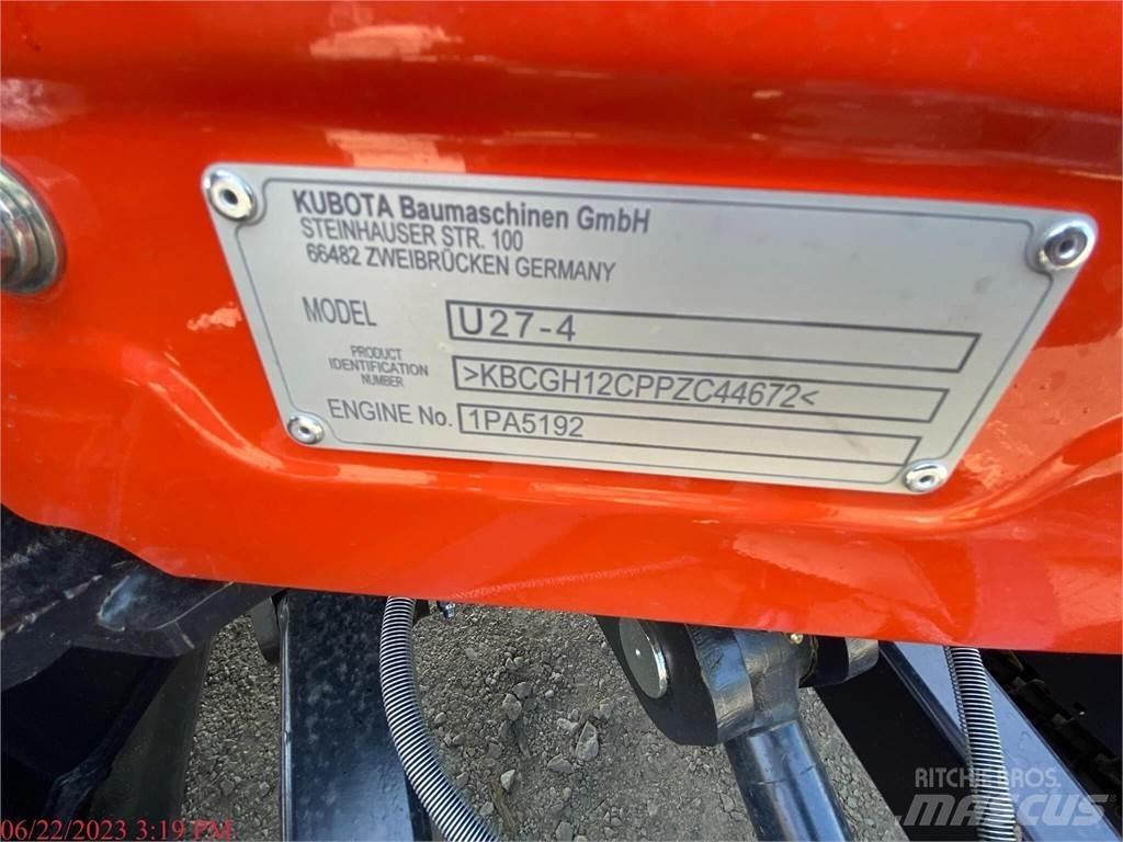 Kubota U27-4 Mini Excavators <7t (Mini Diggers)