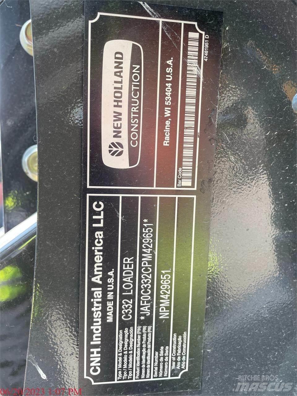 New Holland C332 Skid Steer Loaders
