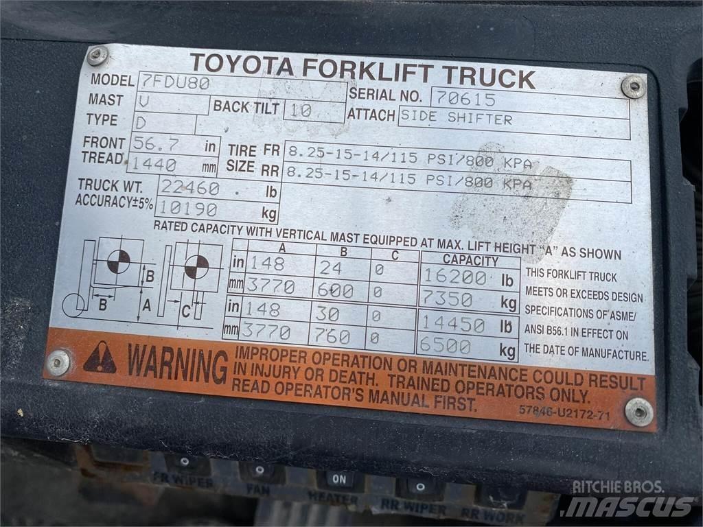 Toyota 7FDU80 Misc Forklifts