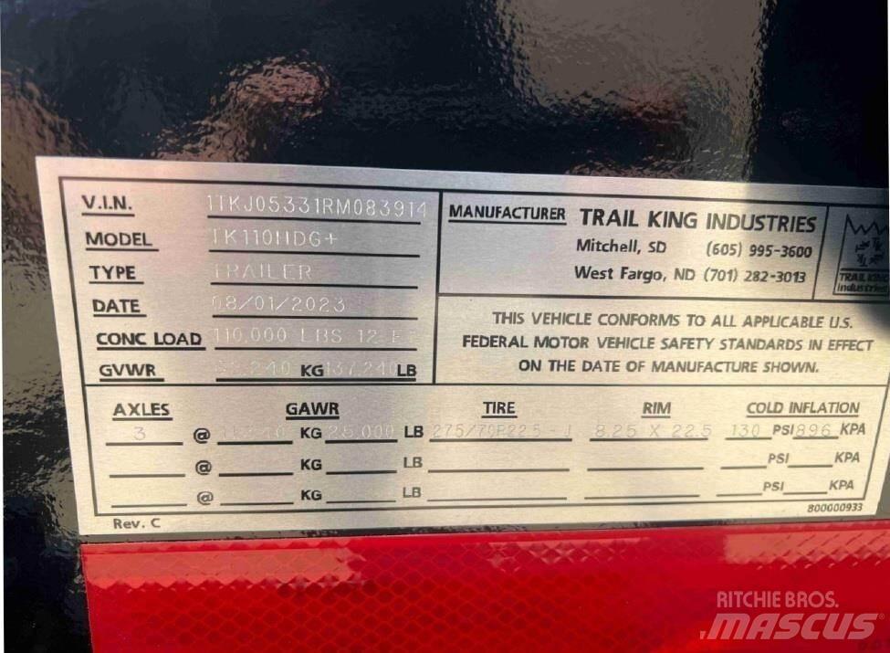 Trail King  Lowboy Trailers