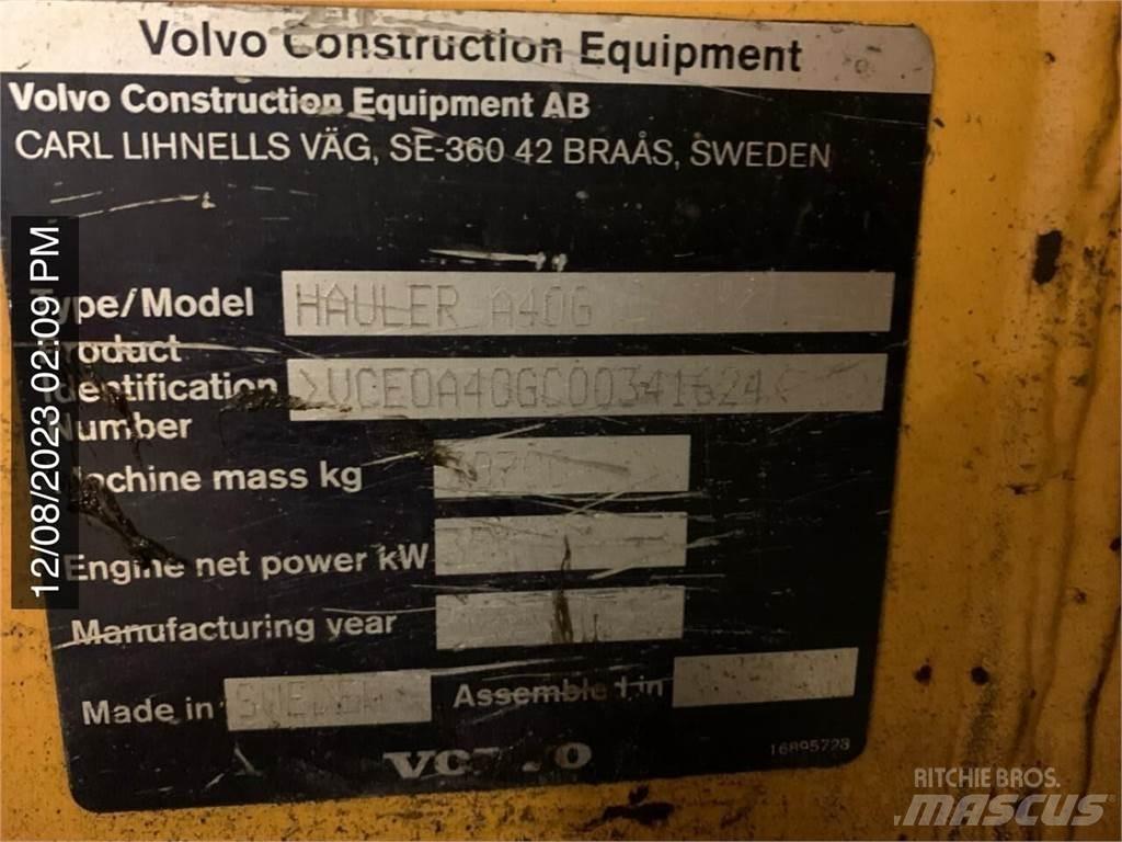 Volvo A40G Articulated Dump Trucks (ADTs)