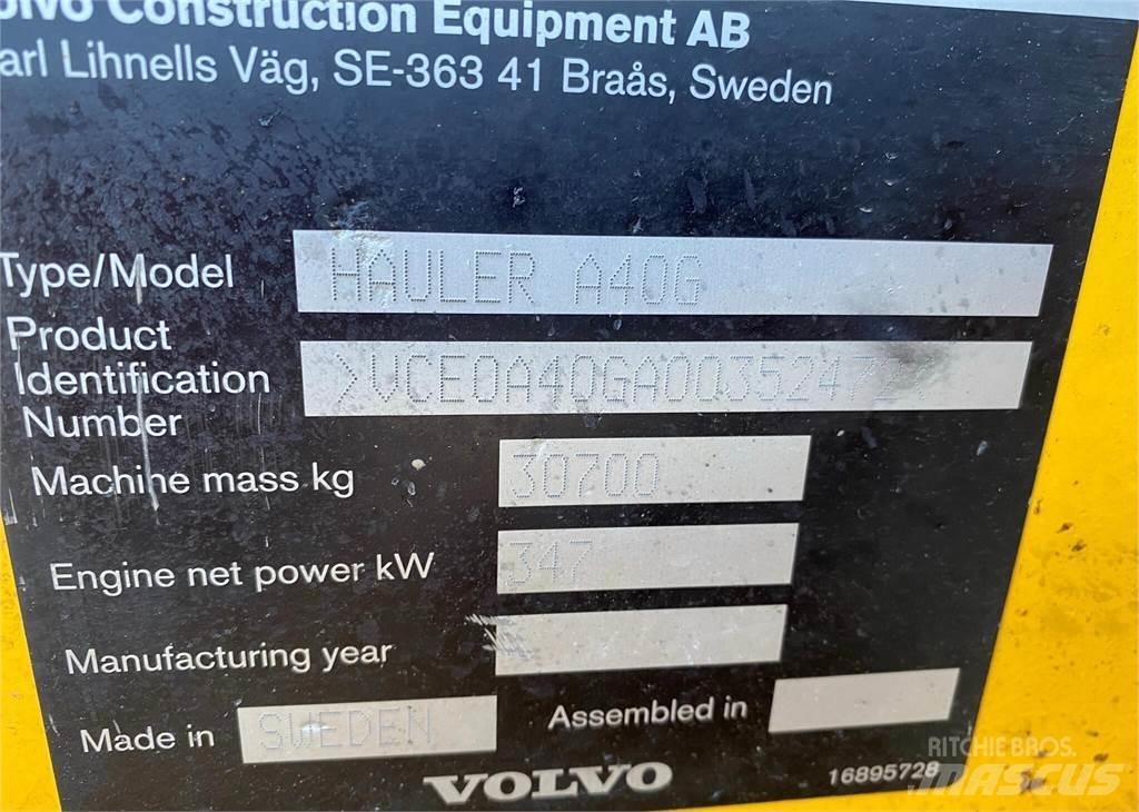 Volvo A40G Articulated Dump Trucks (ADTs)