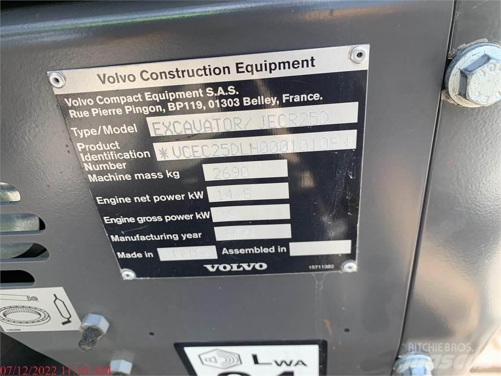 Volvo ECR25D Mini Excavators <7t (Mini Diggers)