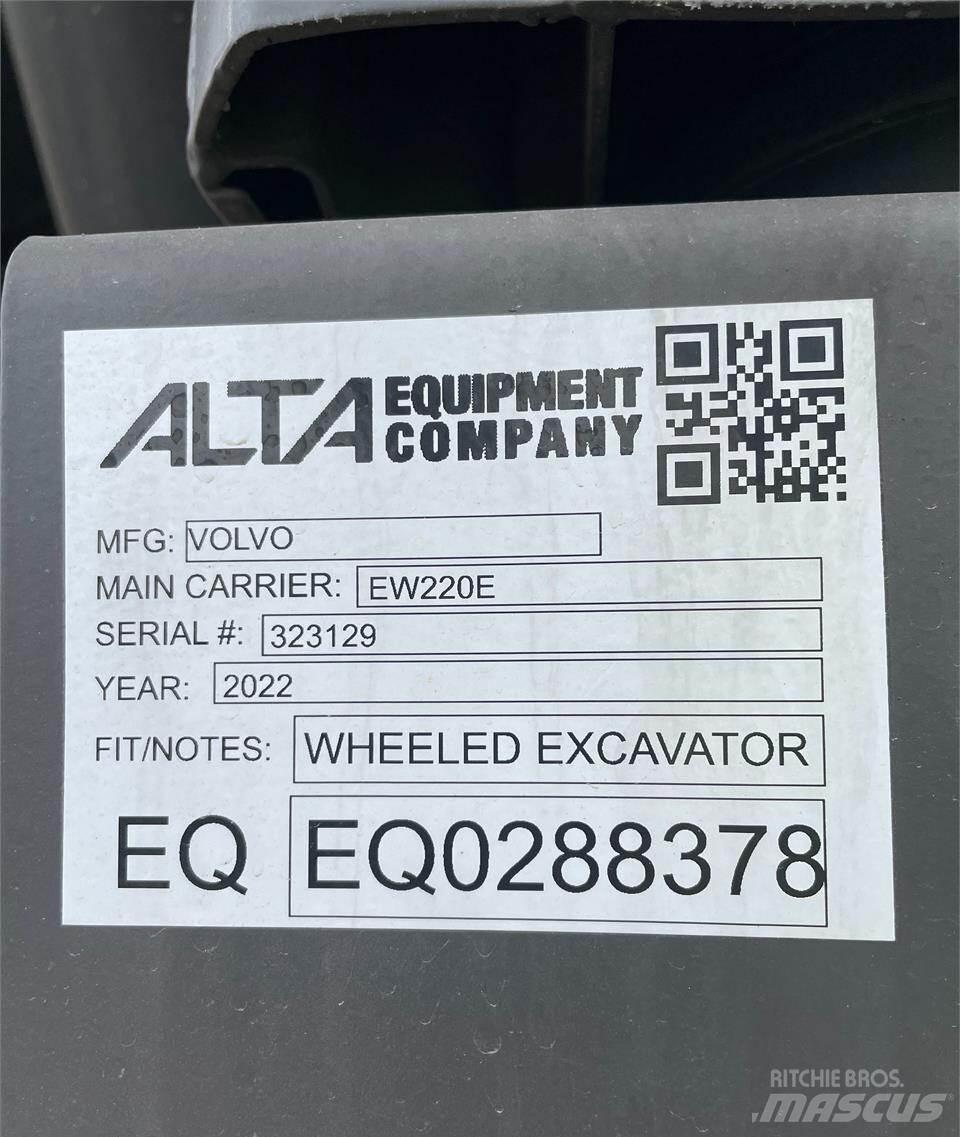 Volvo EW220E Wheeled Excavators