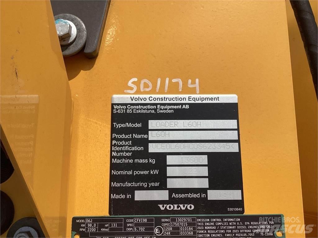 Volvo L60H Wheel Loaders