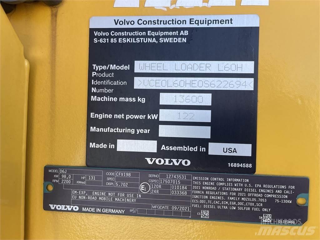 Volvo L60H Wheel Loaders