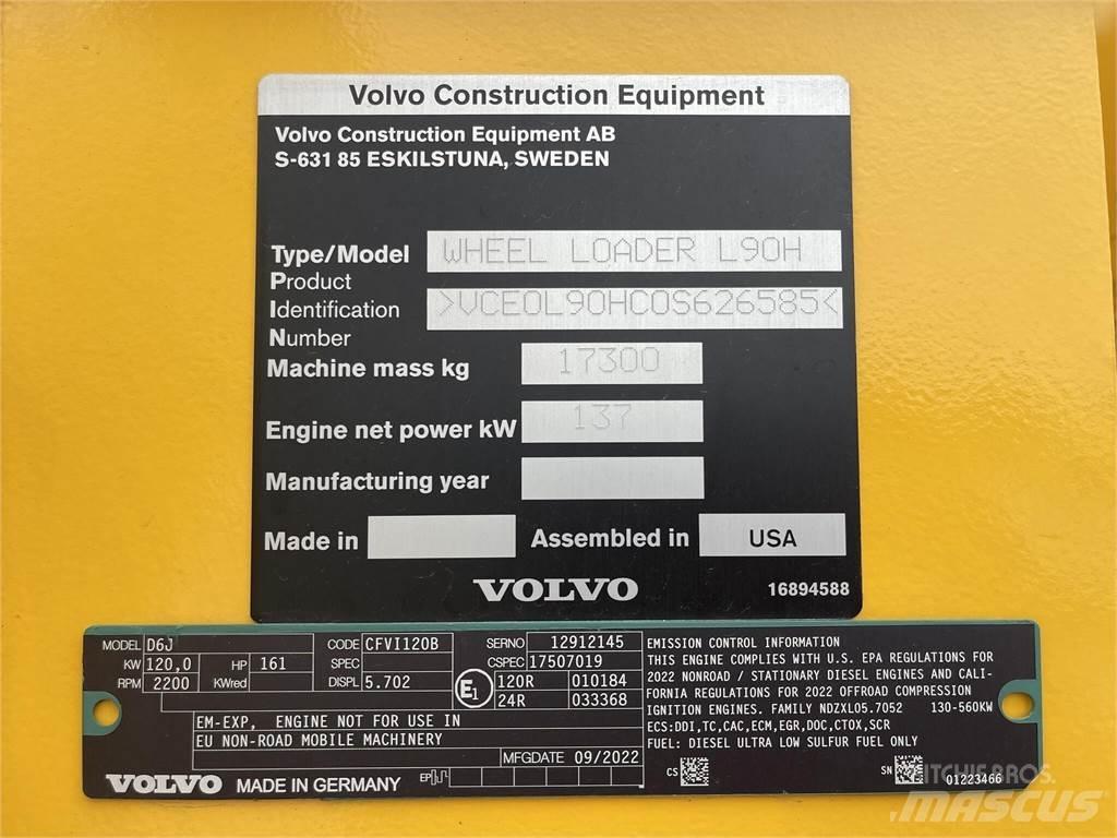 Volvo L90H Wheel Loaders