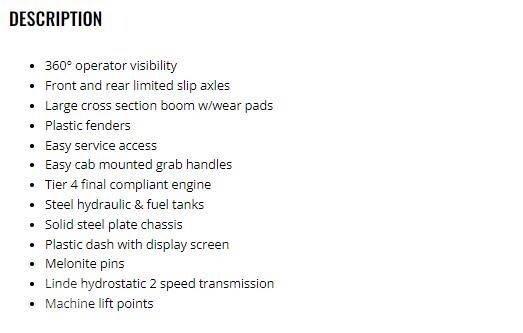 Xtreme MFG XR630 Telescopic Handlers