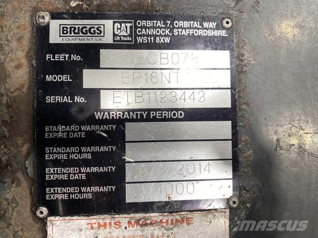 CAT EP16NT Electric Forklifts