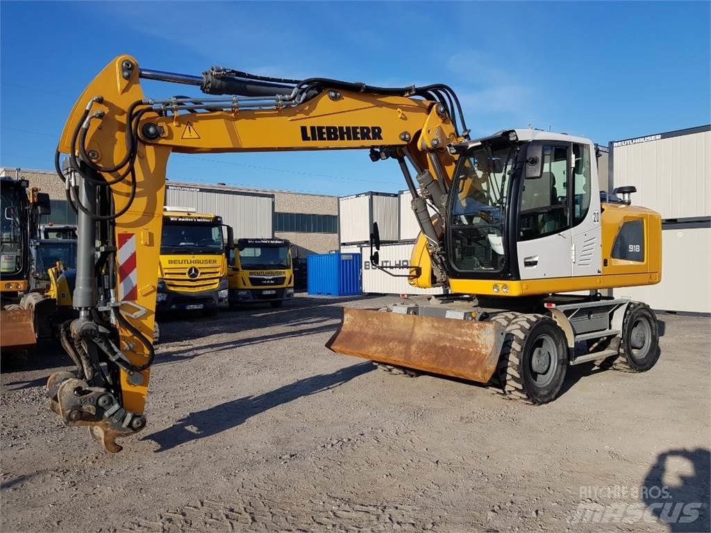Liebherr A918 Wheeled Excavators
