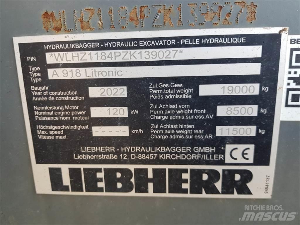 Liebherr A918 Wheeled Excavators