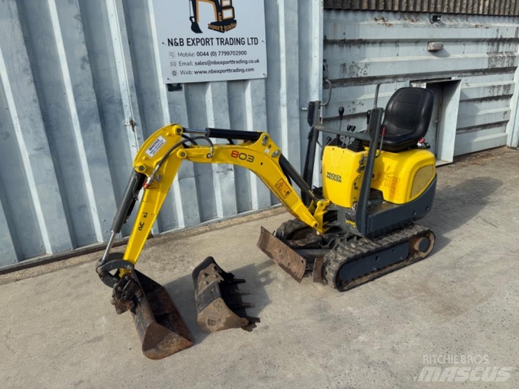 Wacker Neuson 803 Mini Excavators <7t (Mini Diggers)