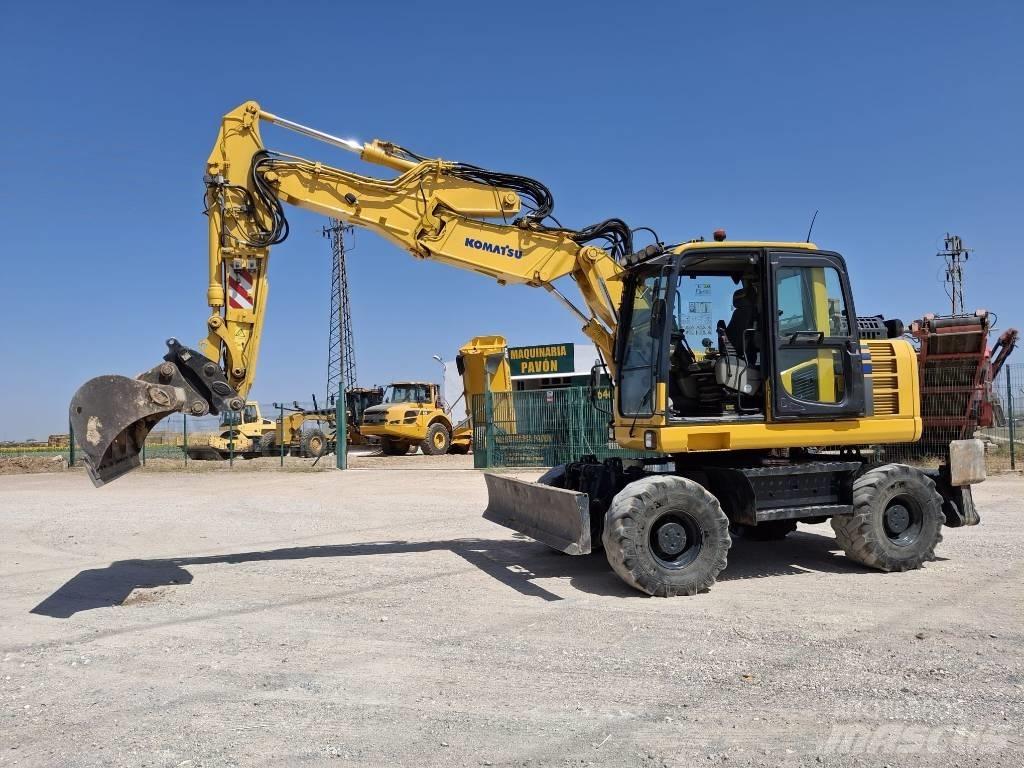 Komatsu PW 148-8 Wheeled Excavators