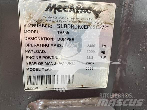 Mecalac TA3SH Site Dumpers