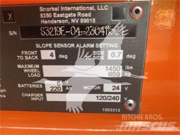 Snorkel S3219E Scissor Lifts