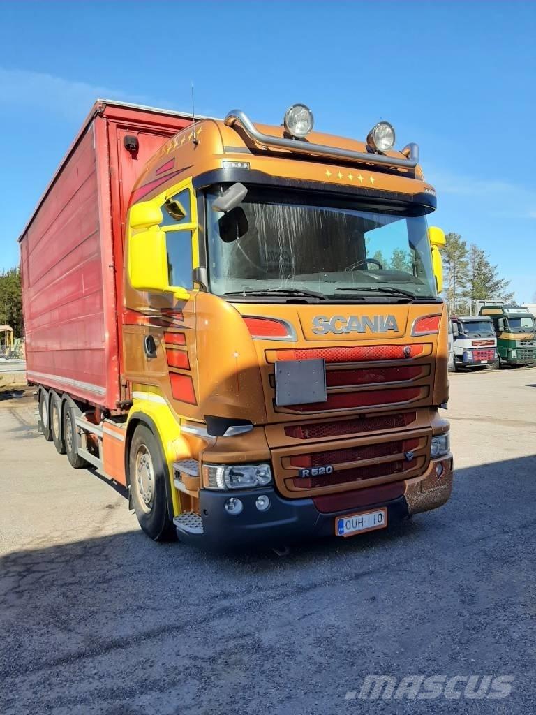 Scania R 520 Curtain Side Trucks
