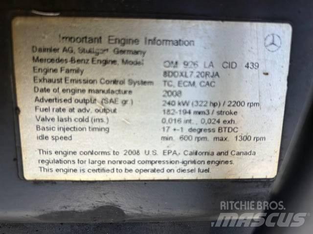 MB Crusher OM 926 LA Engines