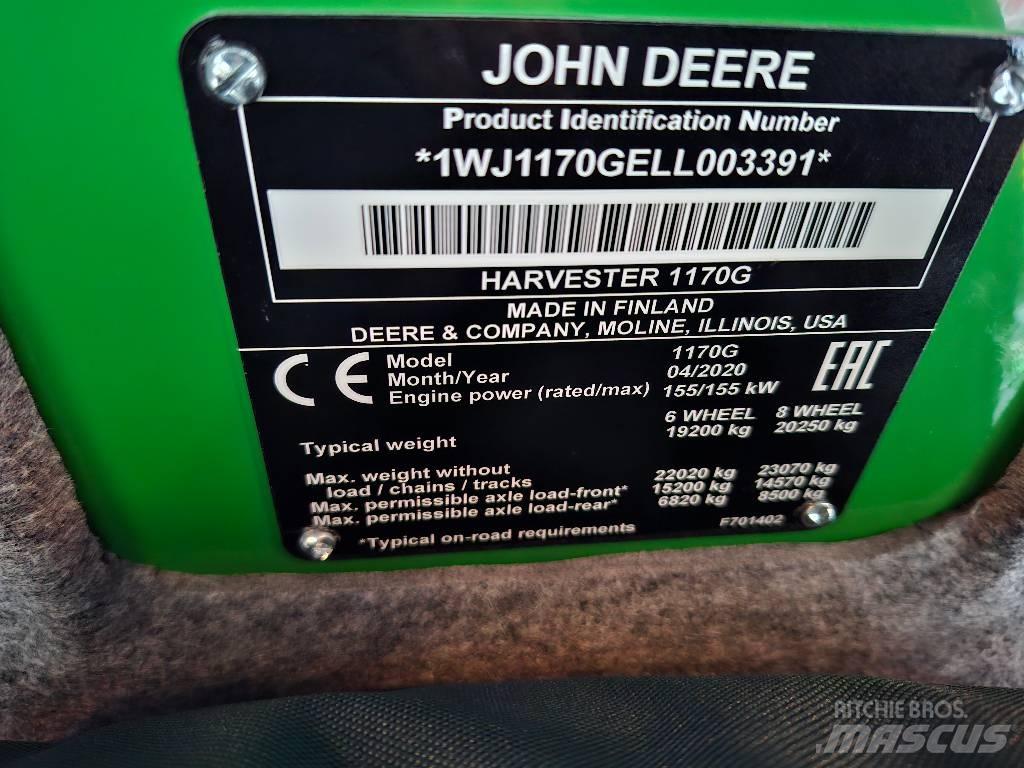 John Deere 1170G Harvesters