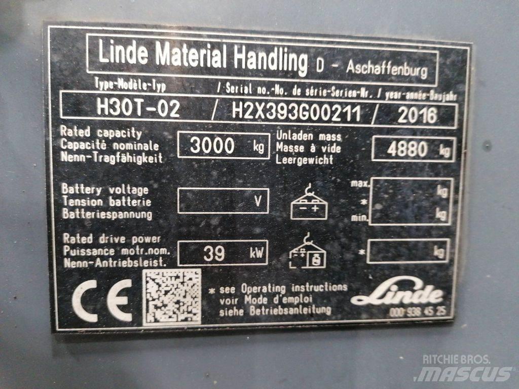 Linde H30T-02 LPG trucks