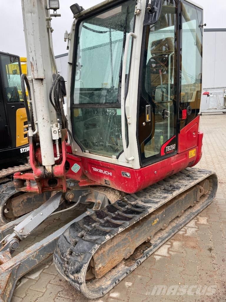 Takeuchi TB 260 Mini Excavators <7t (Mini Diggers)
