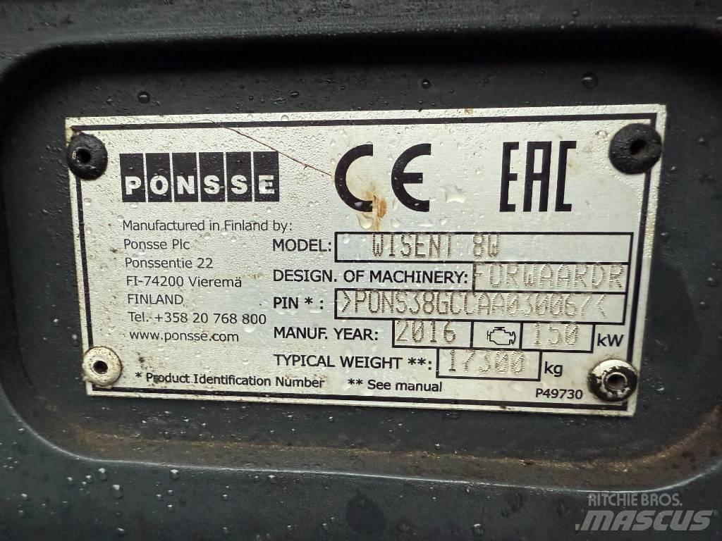 Ponsse WISENT 8W Forwarders