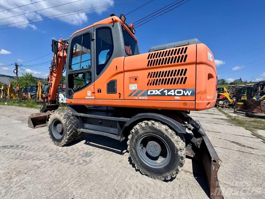 Doosan DX 140 W-3 Wheeled Excavators